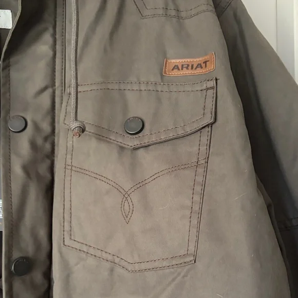 Ariat women’s Olive Hooded Field Jacket - Picture 2 of 5